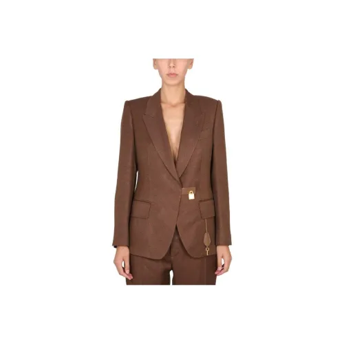TF Бизнес-костюм Пальто Женское Коричневый