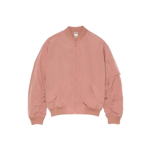 Victoria's Secret Розовый Парашют Bomber Куртка Миндально-бежевый Куртки и Пальто Женские Миндально-бежевый