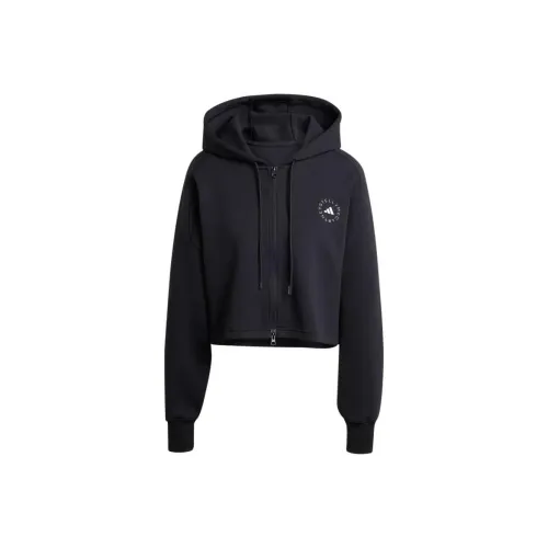 Adidas By Stella McCartney Спортивный костюм Cropped Hoodie Свитшот Женский Черный