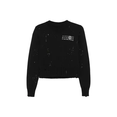 MM6 MAISON MARGIELA SS25 Трикотаж Женский Черный