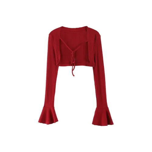 ACAINES Трикотаж Женский Вишневый Красный