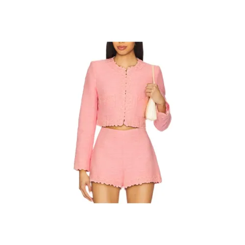 LOVESHACKFANCY Куртки Пальто Женские Розовый