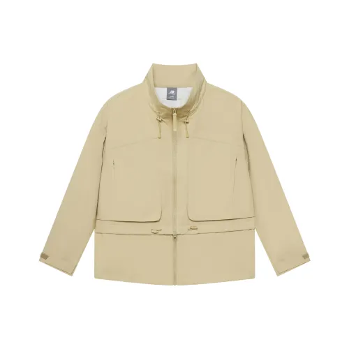 New Balance совместные куртки и пальто женские темно-хаки