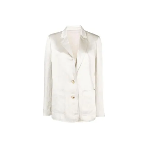 Helmut Lang Экрю Женские Офисные Костюмы