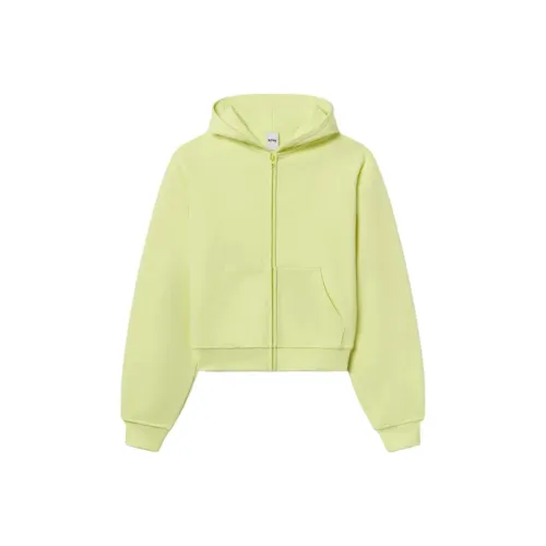 Khy SS24 Drop 003 Флис Zip Толстовка с OVERSIZED Капюшон Толстовка Женские LIMONCELLO Лимонно-желтый