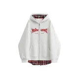 Вересковый серый и красный [утолщенная флисовая подкладка]