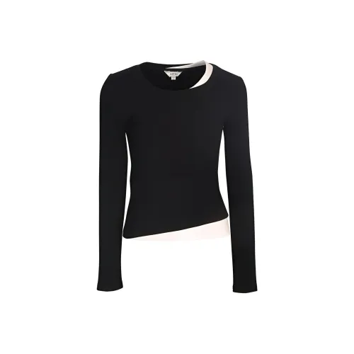 AIVEI Трикотаж Женский Черный Белый