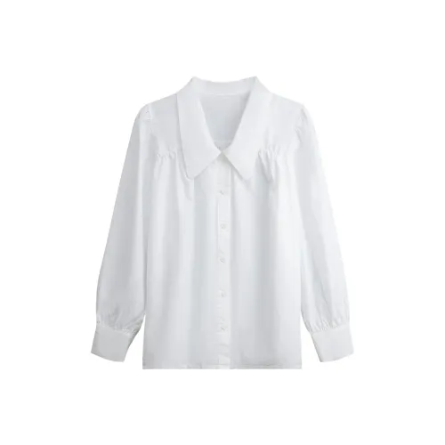 ONE SHALLOW Рубашка Женская Белая