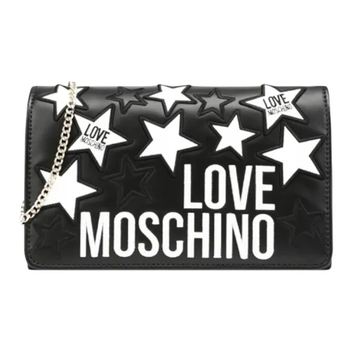 MOSCHINO Полиуретан Сумка через плечо Женская Черная