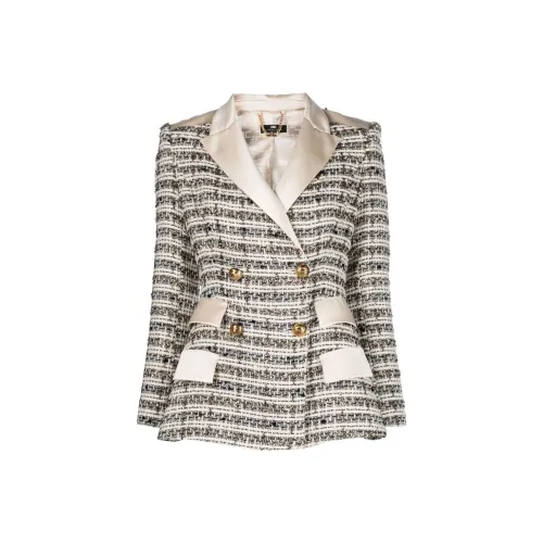 Elisabetta Franchi Бежевые Женские Куртки