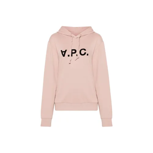 A.P.C FW24 Свитшот Женский Розовый