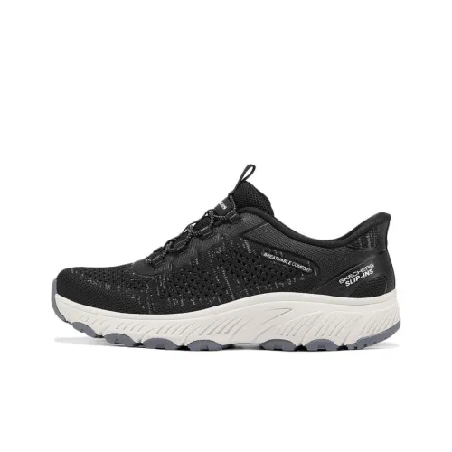 Skechers OUTDOOR WOMENS Низкий Топ Casual Женский Черный Серый