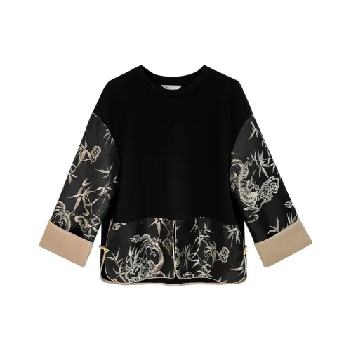 JK&JS Черный Женские Свитшоты