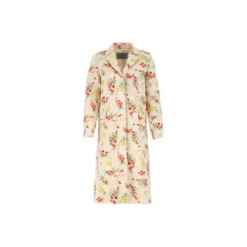 PRADA Многоцветное Женское Пальто