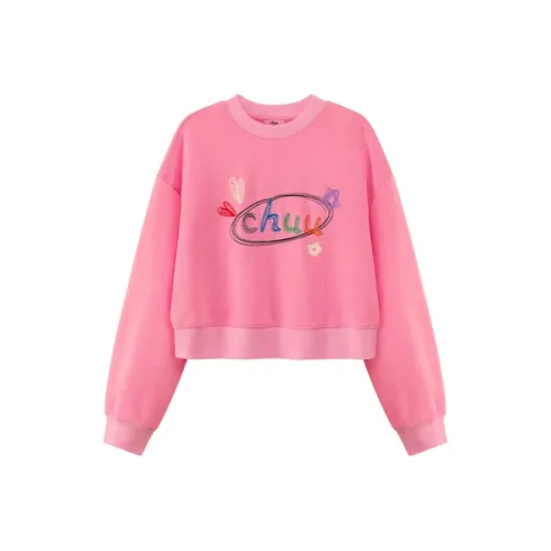 CHUU Свитшот Женский Фуксия