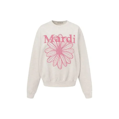 MARDI MERCREDI FW24 Свитшот Женский Пыльно-Серый