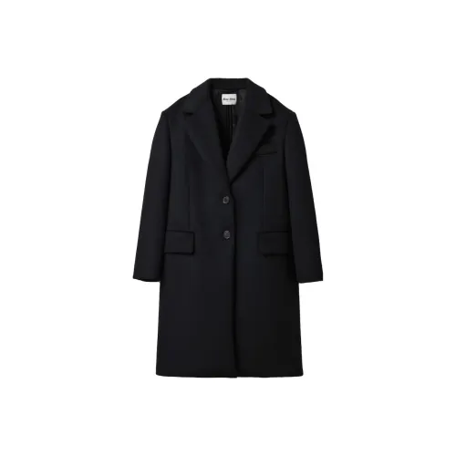 MIU MIU Черное Женское Пальто