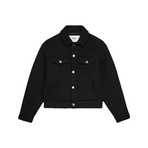 AMIPARIS FW23 Куртки и Пальто Унисекс Черный