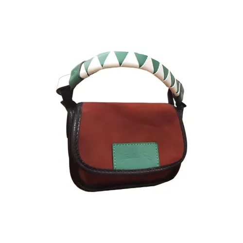 LONGCHAMP Le Foulonné Коровья кожа Курьерская сумка Сумка Сумка через плечо Сумка через плечо Стандартная Женская Бургунди