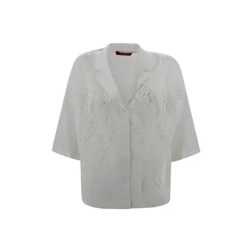 MaxMara Studio Рубашка Женская Белая