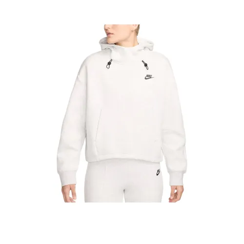 Nike Sportswear Tech Fleece Свитшот Женский Светло-Серый