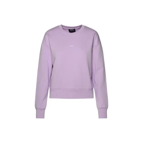 A.P.C Толстовка Женская Фиолетовая