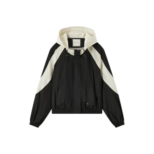 EICHITOO Куртка Женская Черная с отделкой