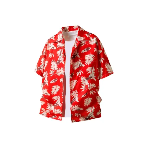 BEAR UNION Женские рубашки красного цвета
