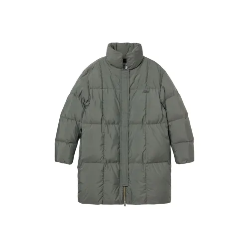 LACOSTE Пуховик Женский Хаки Оливковый