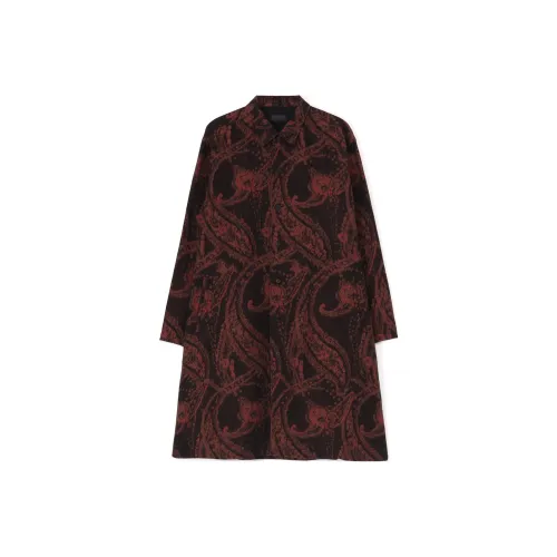Yohji Yamamoto Черное Женское Пальто