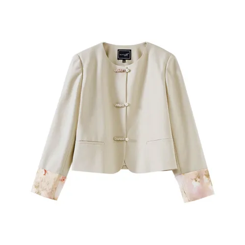 OUNIXUE Куртки и Пальто Женские Хаки