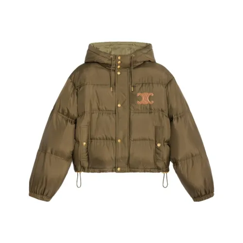 CELINE FW23 Пуховик Женский Хаки
