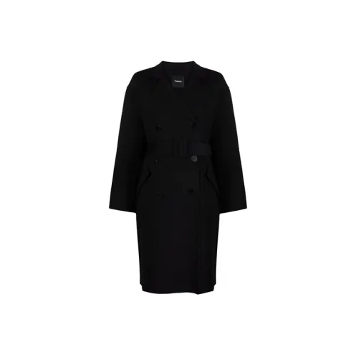 Theory Черное Женское Пальто