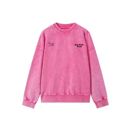 EICHITOO SS24 Свитшот Женский Розовый Красный