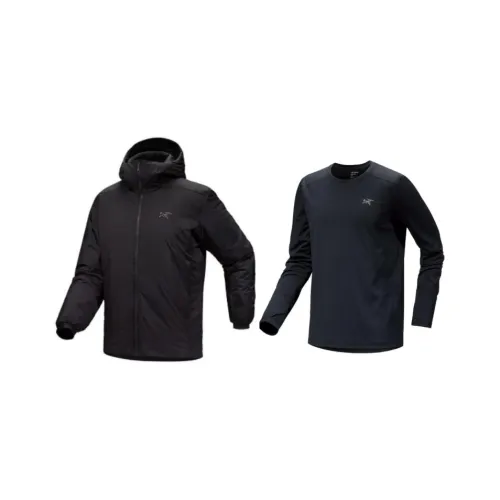 Arcteryx ATOM Тяжелый Повседневный Спортивный Одежда Унисекс Черный