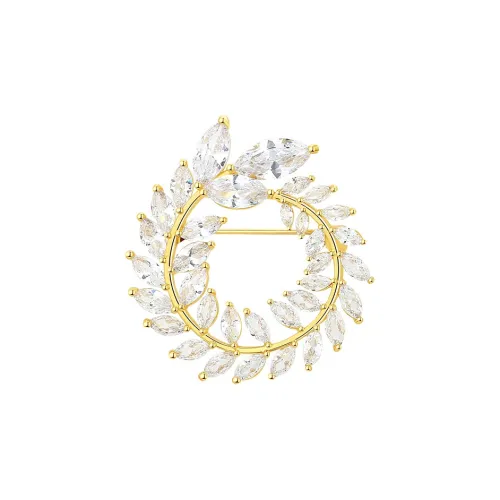 Фиолетовый экологически чистый сплав броши унисекс