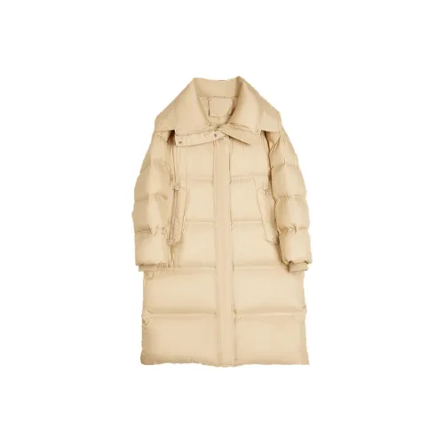 ELLE Пуховик Женский Светлый Хаки