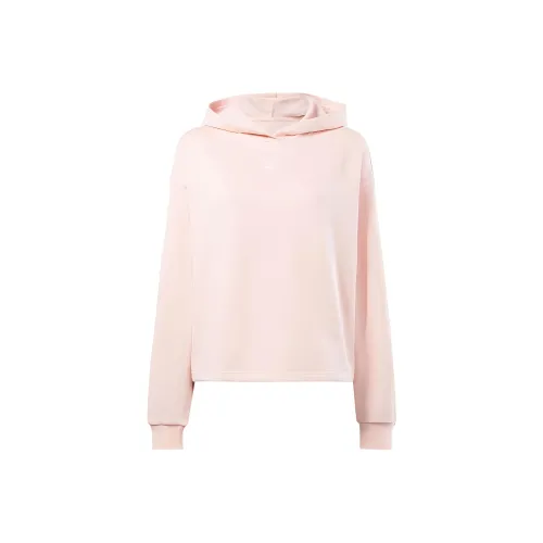 Reebok Identity Флис Толстовка Толстовка Женская Розовая