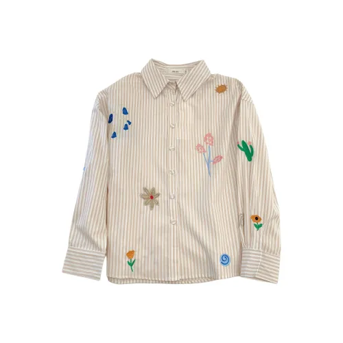 OUBO Абрикос Женские Рубашки