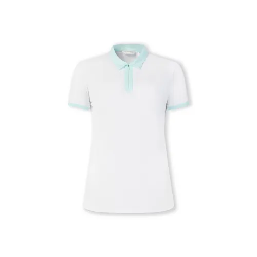 FILA GOLF серия Поло Женское Нефритовый Белый