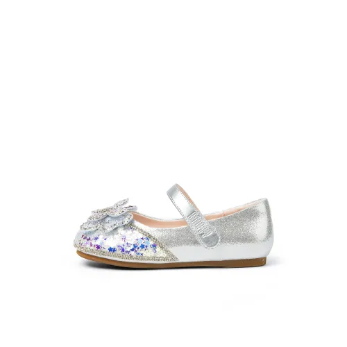 Snoffy Shimmering Shoes Collection Противоскользящая и Дышащая Детская кожаная обувь для малышей