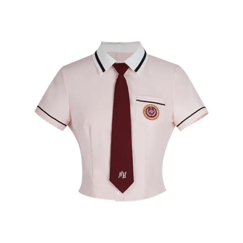 Mrs. Беллфлауэр Рубашка Женская Розовая