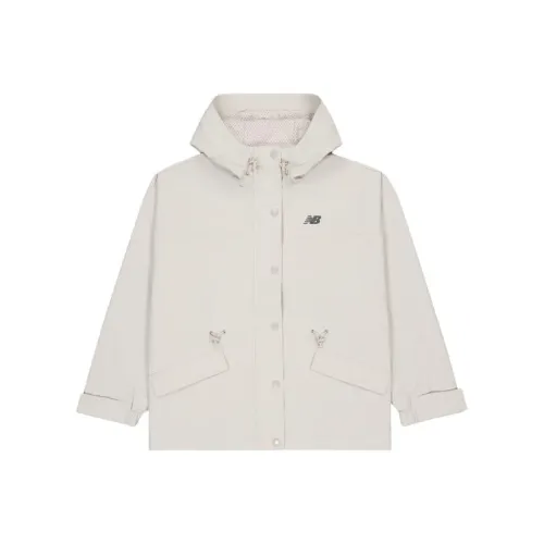 New Balance совместный бренд Куртки Пальто Женские Белые