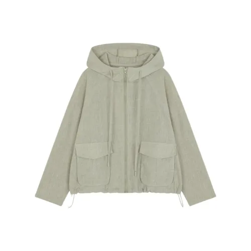 IHIMI Куртки и Пальто Женские Лесной Зеленый