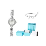 Серебряный корпус - Серебристый циферблат с серебряной полосой (5119Z)