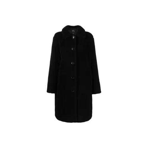 A.P.C Черное Женское Пальто