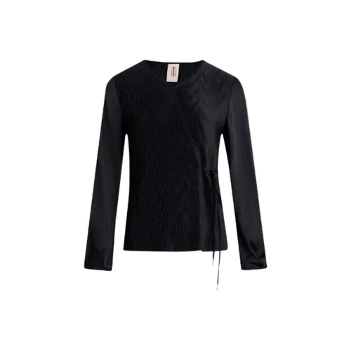 A LIFE ON THE LEFT Рубашка Женская Черная