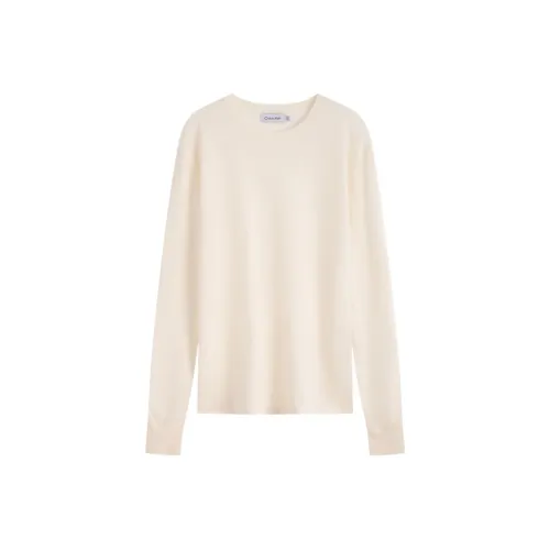 Calvin Klein Трикотаж Женский Овсяный Белый