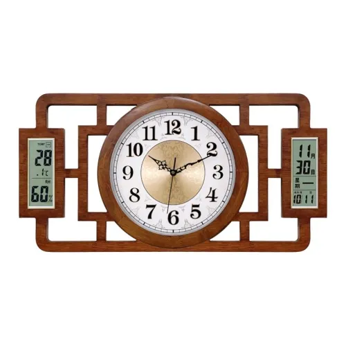 KAIQIN Кварцевый механизм массивная древесина настенные часы унисекс