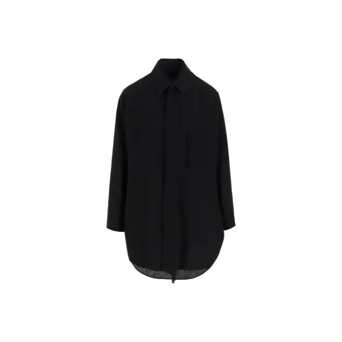 Yohji Yamamoto Femme SS25 Рубашка Женская Черная